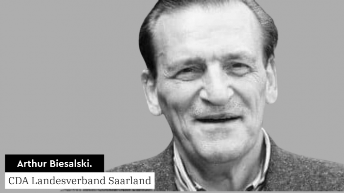 CDA Landesverband Saar trauert um Arthur Biesalski